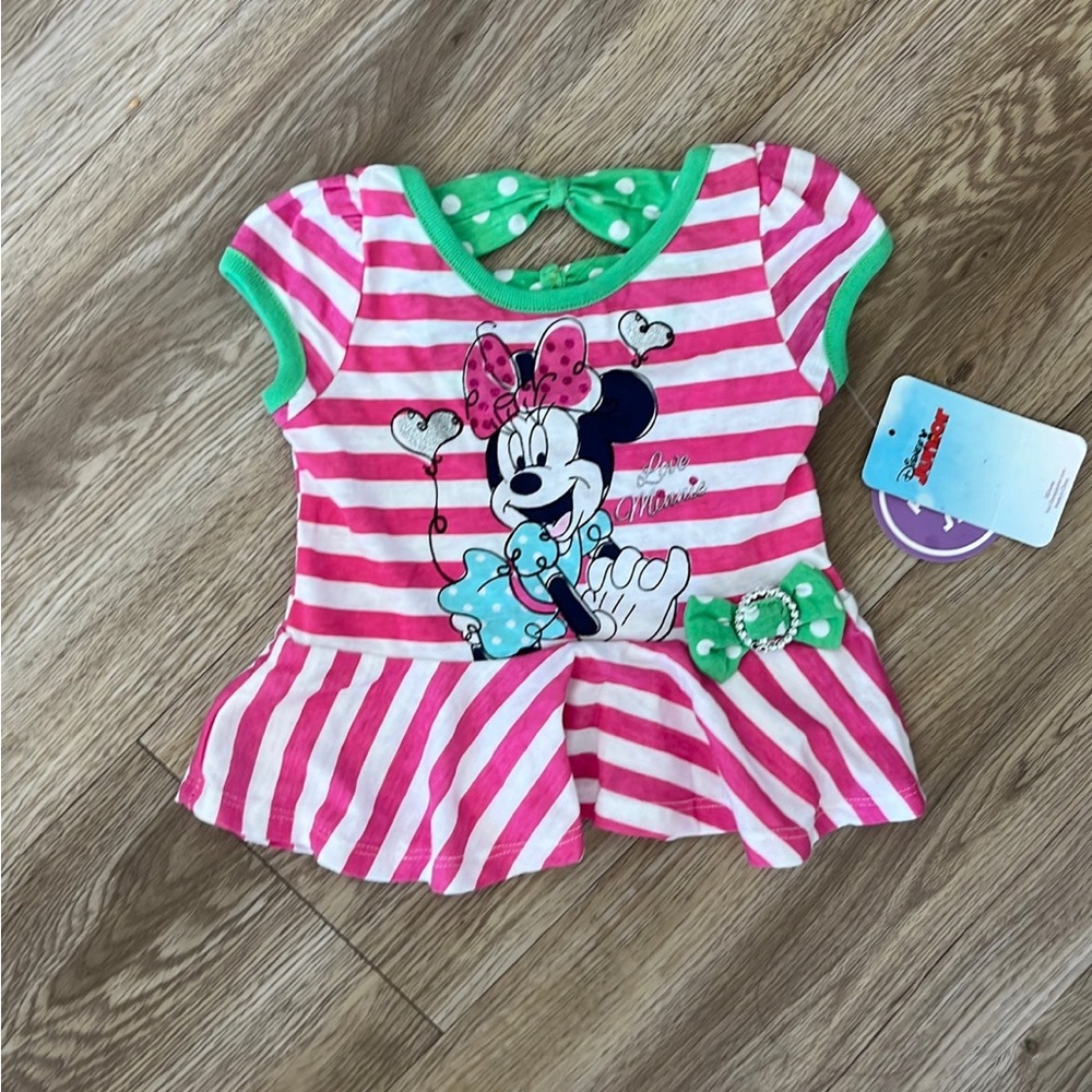 Disney Jr - Minnie Mouse Baby Girl Shirt - 18 mos